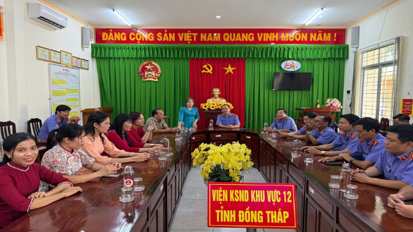 VKSND khu vực 12 - Đồng Tháp tổ chức các hoạt động chào mừng ngày quốc tế phụ nữ